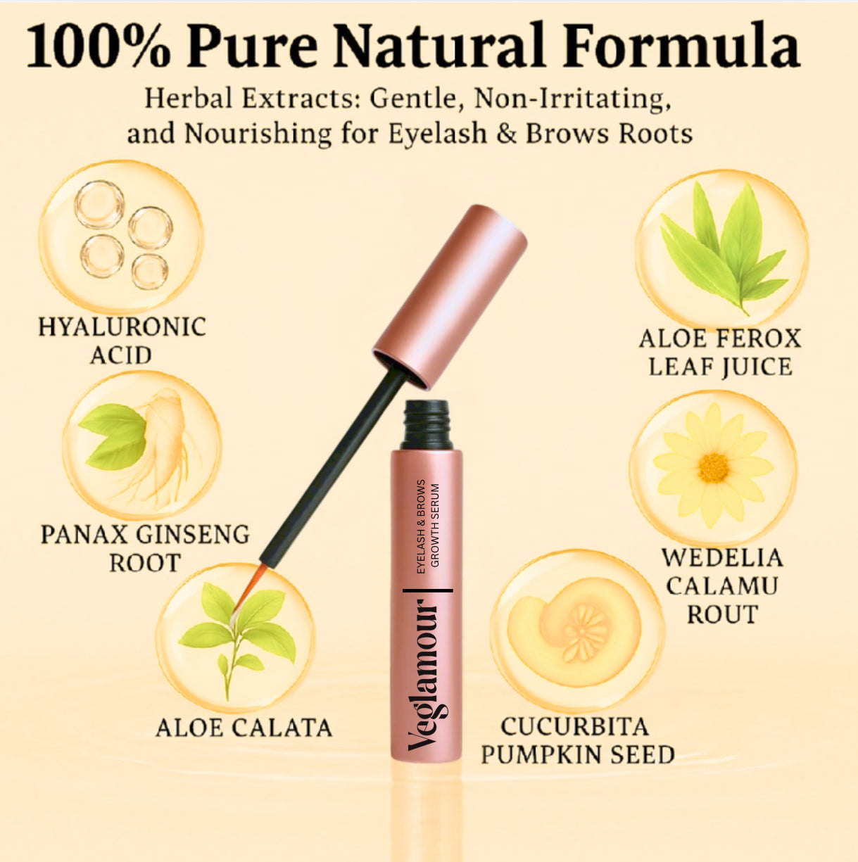 Veglamour-Eyelash & Brows Growth Serum